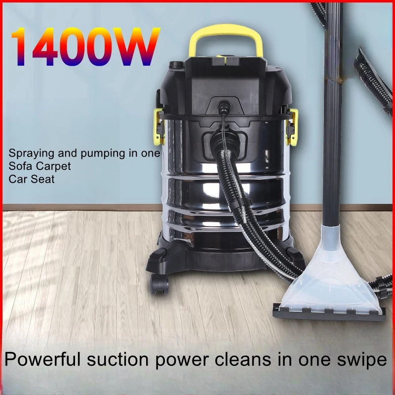 Car interior spraying and pumping all-in-one cleaning machine multifunctional powerful dust and water absorber