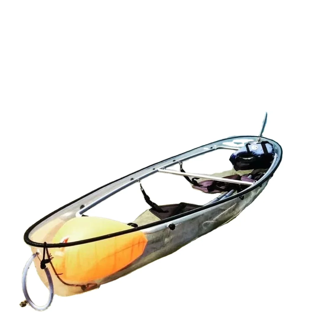 

Wholesale 2 person plastic transparent boat fishing kayak for sale