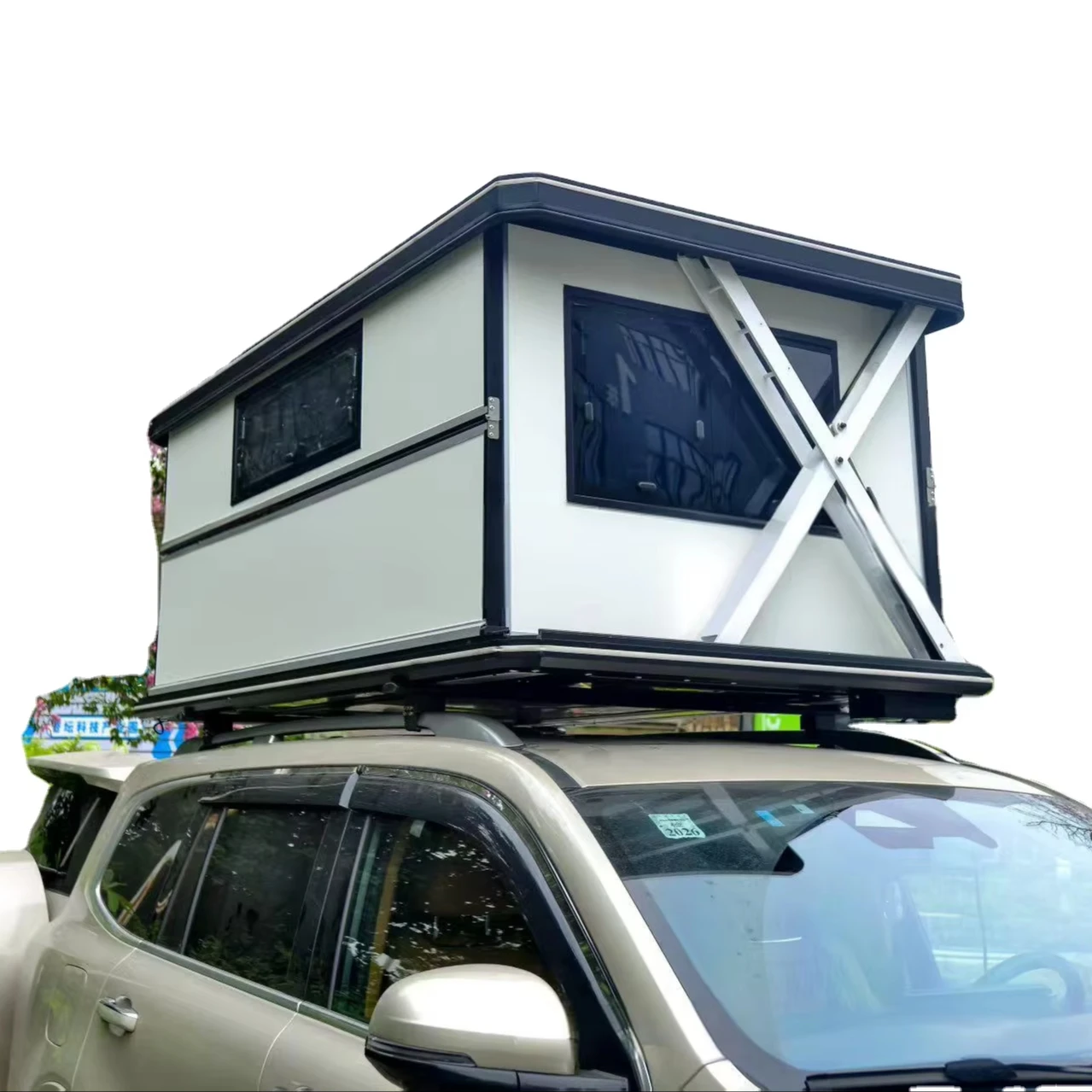 Fully Automatic Electric Roof Top Tent, Remote Control Hard Shell Lifting