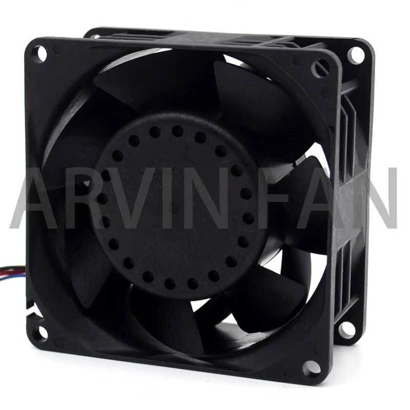 Ventilador de refrigeração com impulsionador, ventilador violento, 8038, 12V, 80mm, 4.9A, PFR0812XHE, 13000, 80x80x38mm