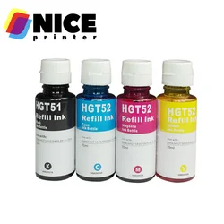 4 Bottle GT51 52 53 Improved Refill Ink for HP Smart Tank 450 455 500 510 515 516 519 530 559 570 610 615 651 70ML/Bottle