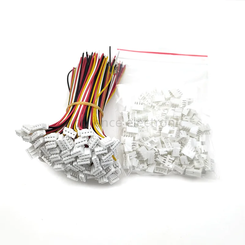 100 SETS PH2.0 Mini Micro JST 2.0mm PH 2/3/4/5/6/7/8/9/10/12Pin Connector Plug with Wires Cables 100MM 26AWG