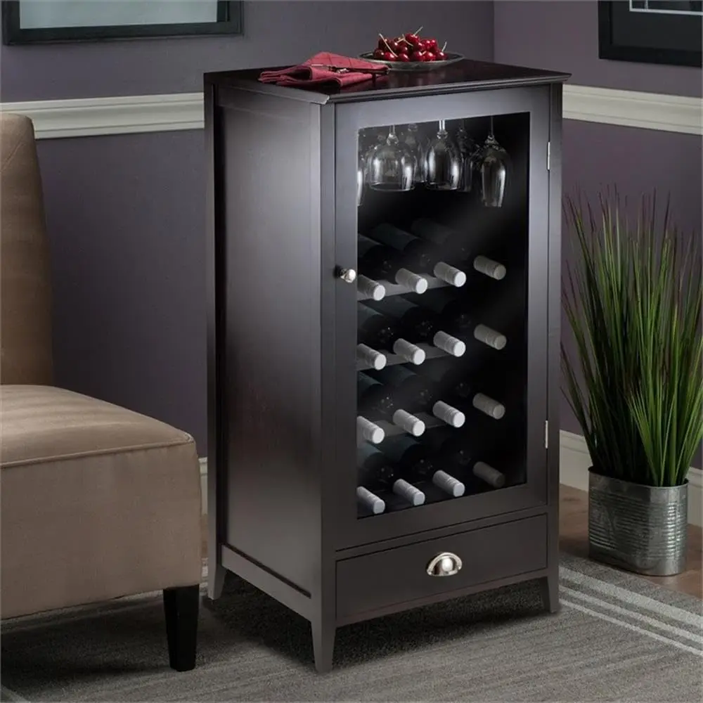 Solid Wood Bar Cabinet 40