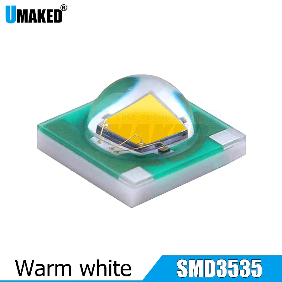 10 sztuk 1/3W wysokiej jasności SMD LED 3535 diody LED lampa, biały czerwony zielony niebieski RGB RGBW układ lampy