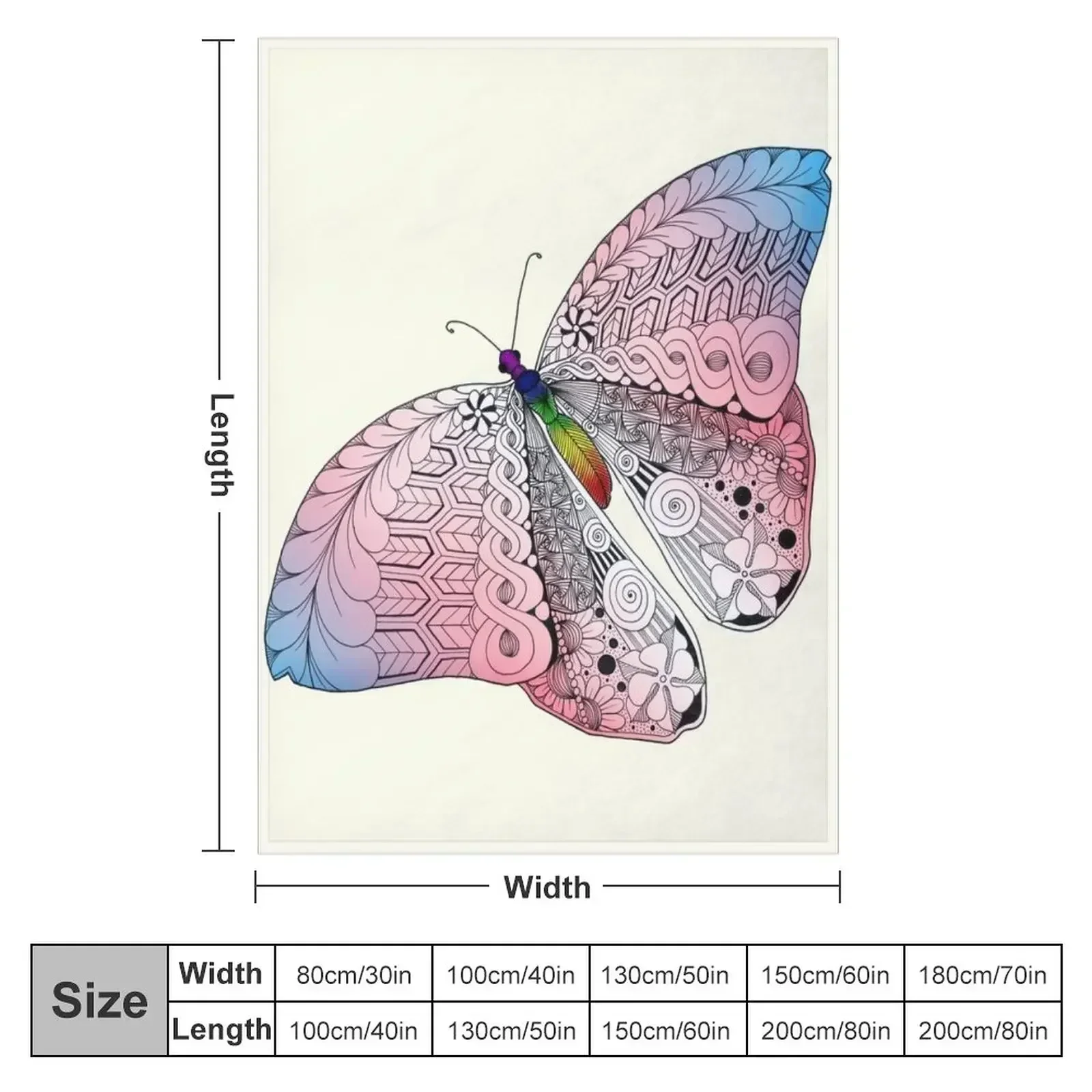 Trans Pride Butterfly Throw Blanket Summer Beddings Luxury Brand Baby Thermal Blankets