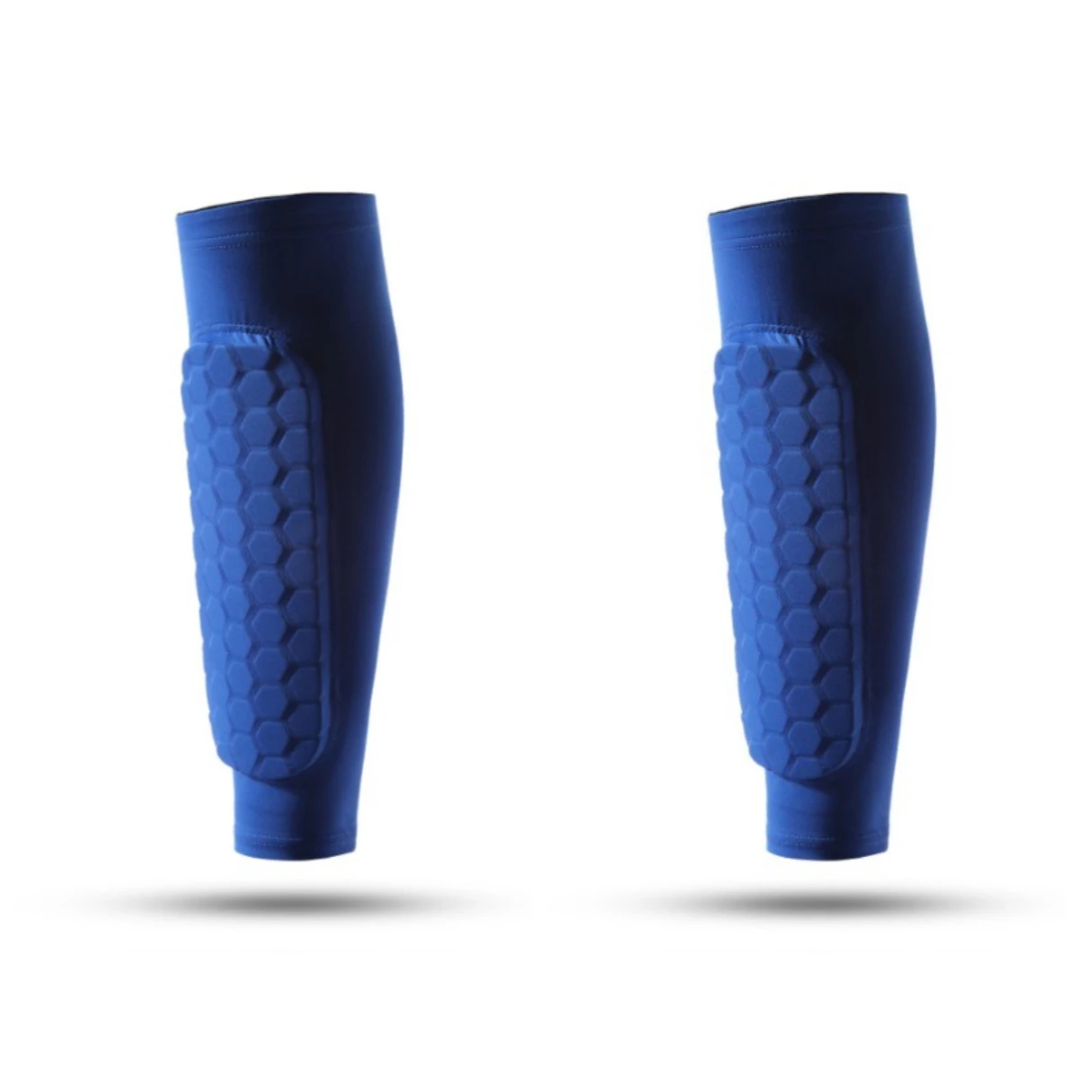 Honingraat scheenbeschermers - Slim-fit geïntegreerde kuitbescherming Sport-impactbeschermingsuitrusting voor hardlopen, wandelen, fietsuitrusting