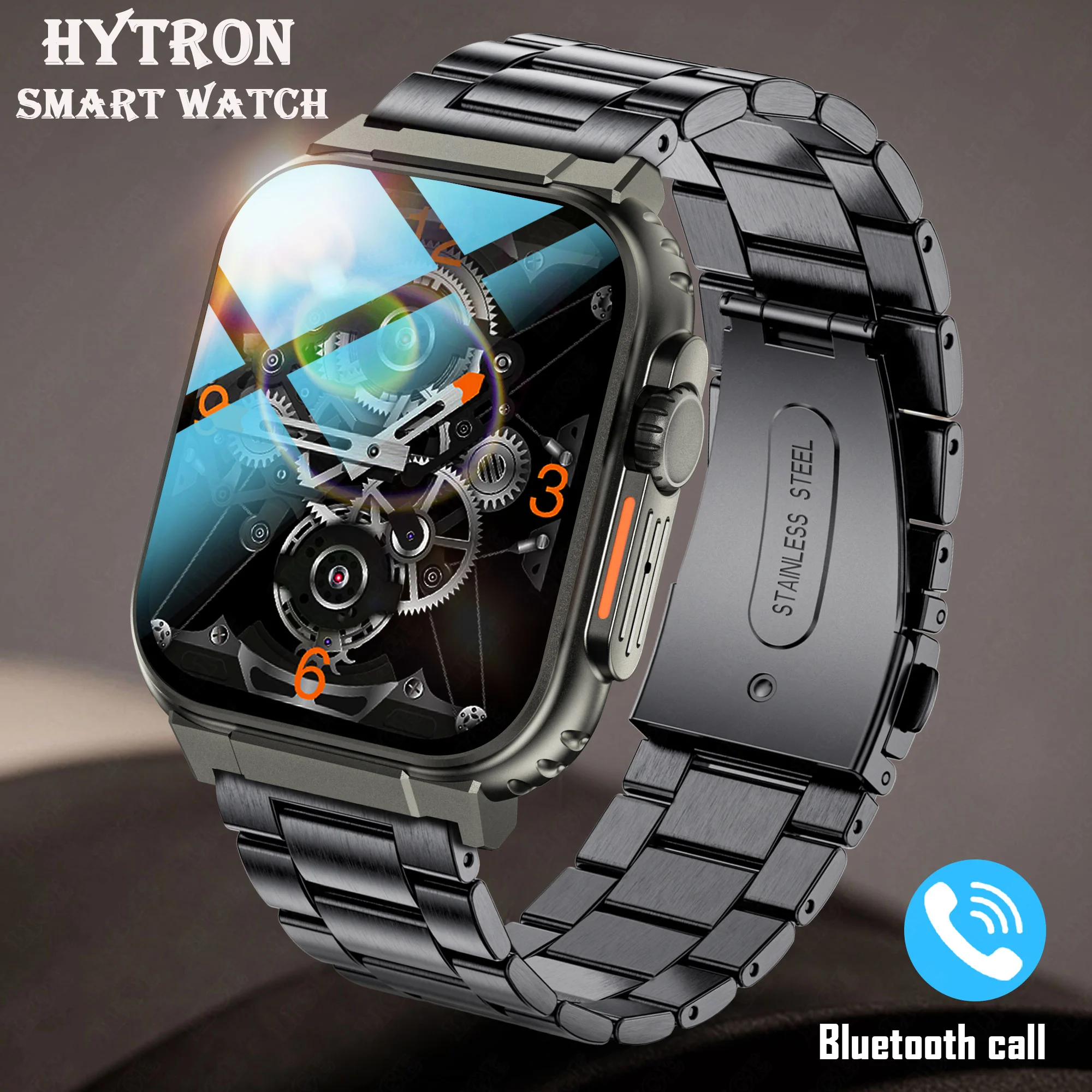 

AMOLED HD Screen Smart Watch For Men 600Mah Large Battery Bluetooth Call Sports Fitness Track IP67 Waterproof Smartwatch Women