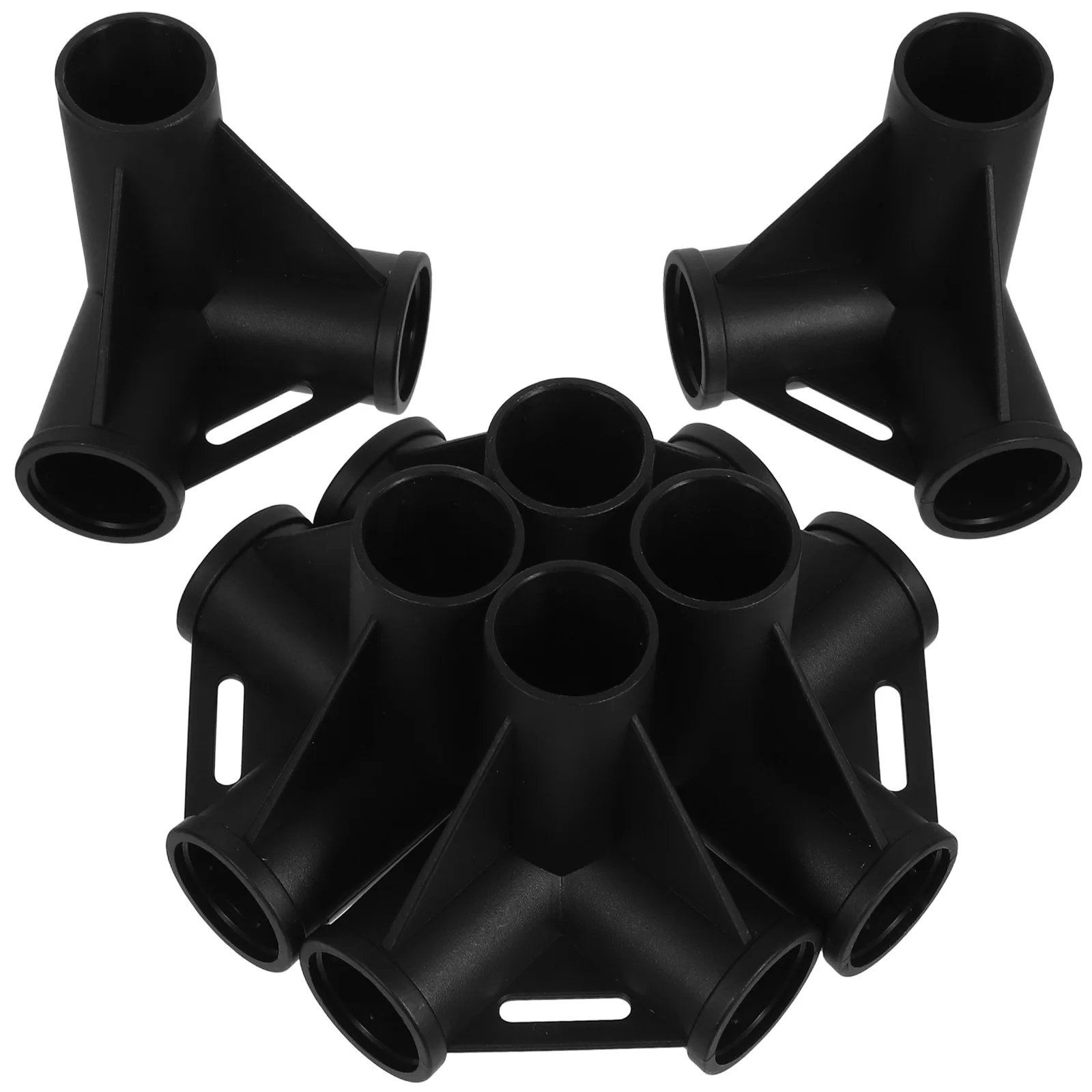 

6pcs Connectors Durable Plastic Bed Connectors Support Brackets Fittings Replacement Pet Accessories Tent Parts Pet Canopy