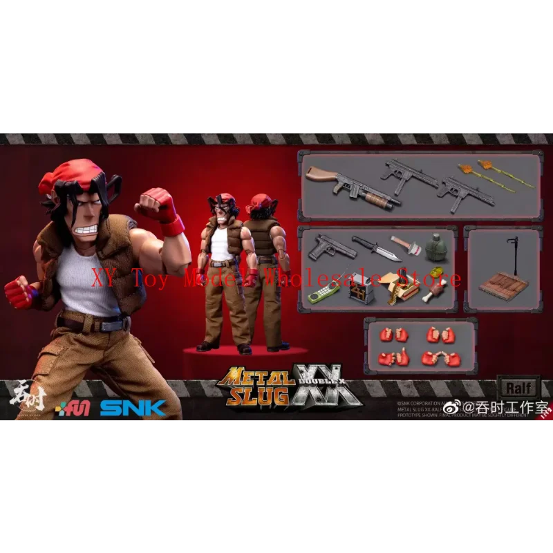 【متوفر】نموذج TUNSHI Studio الأصلي SNK سبيكة معدنية رسمية 3 Marco Tarma Clark Still RALF JONES Rebel Soldier 1/12 Mecha Toy