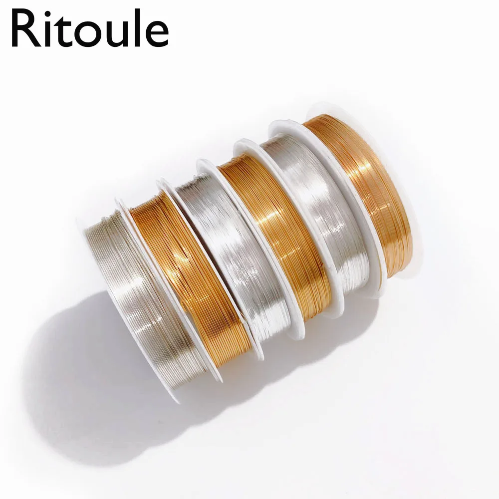 1piece DIY jewelry accessories copper wire real gold shape winding handmade bracelet item material