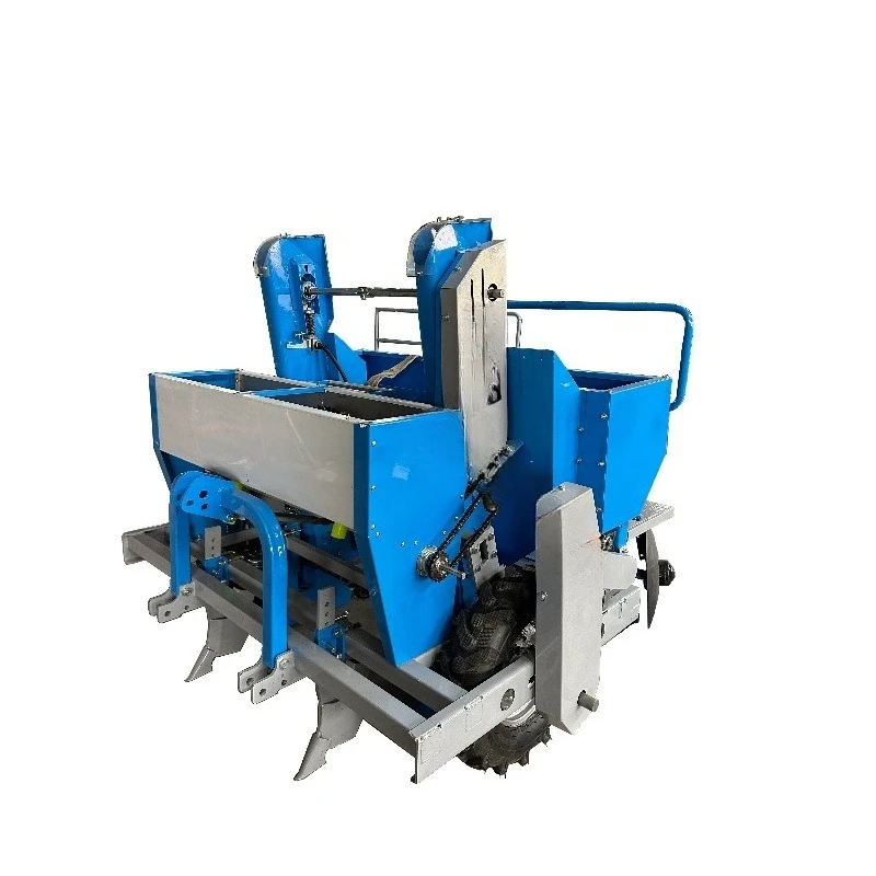 Double Row Single Ridge Potato Planter Tractor Drive Farming Garlic Harvester New  Condition with Gear Core Components