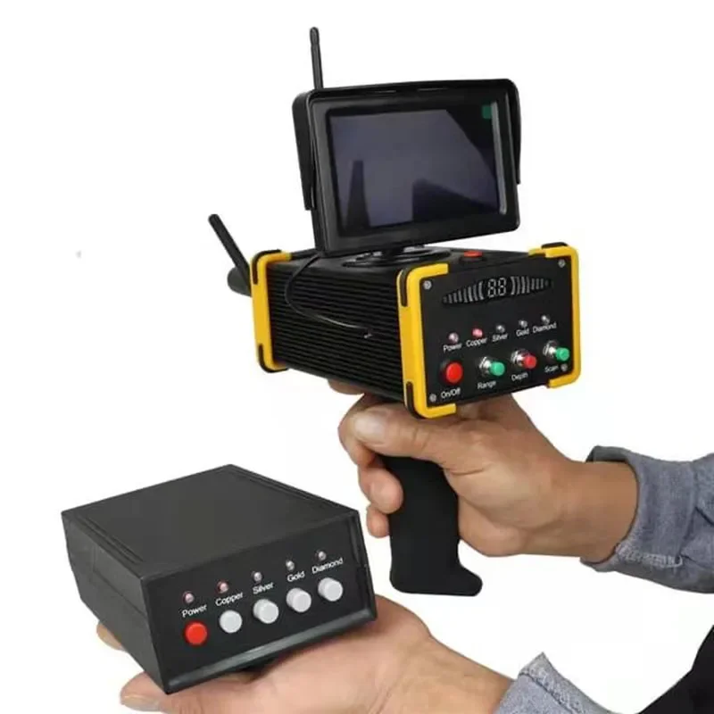 The Latest LCD Screen Integranted Long Range Great Depth Electromagnetic Underground Gold Prospecting Imaging Detectors