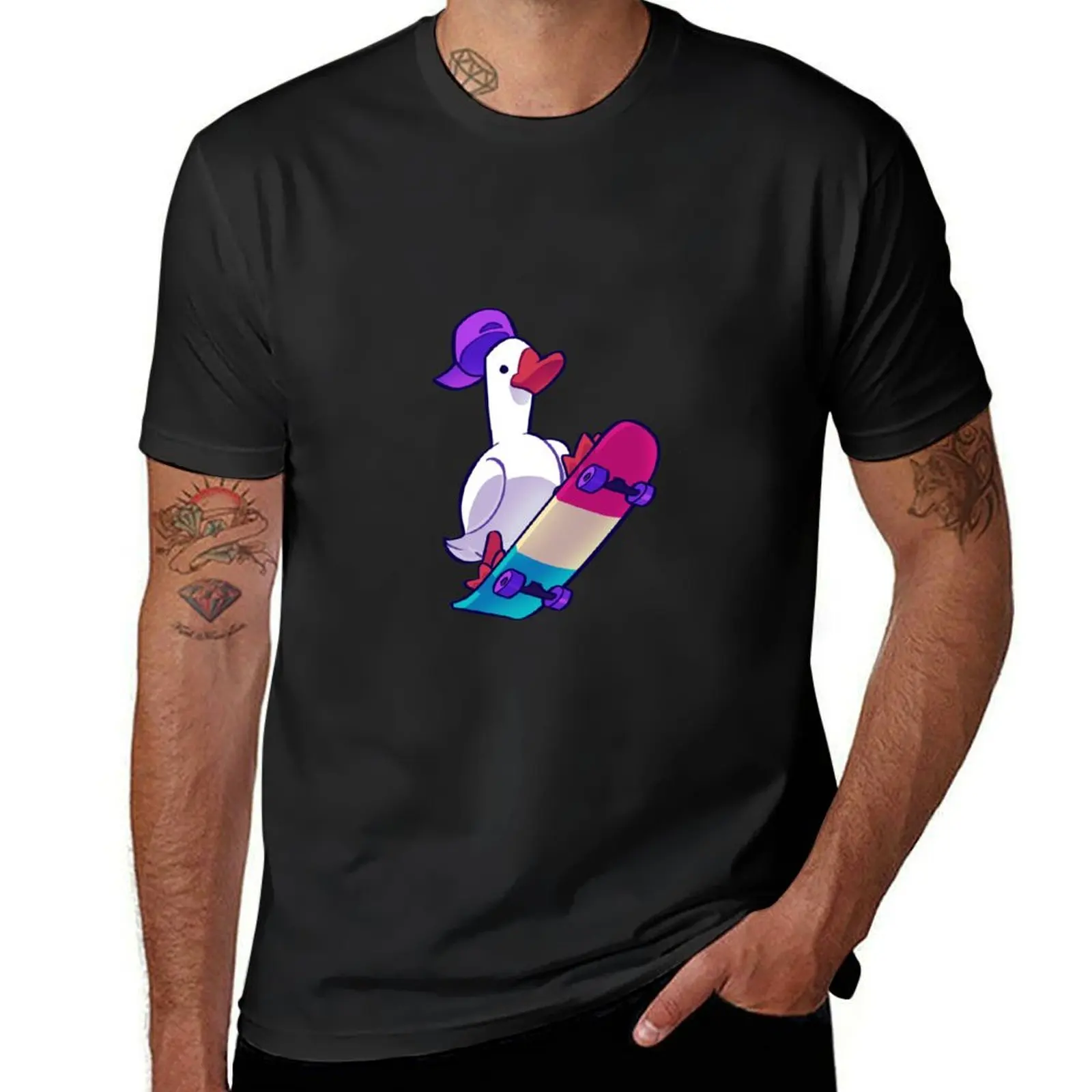 Skateboarding Goose T-Shirt heavyweights summer top mens t shirts pack