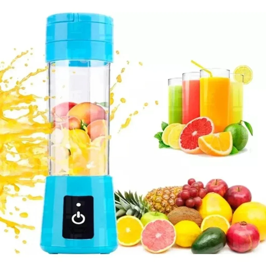 

Mini 380ML Hand Fruit Blender Portable USB Rechargeable Juicer Cup for Shakes Smoothies Traveling Fruit Juicing Cup