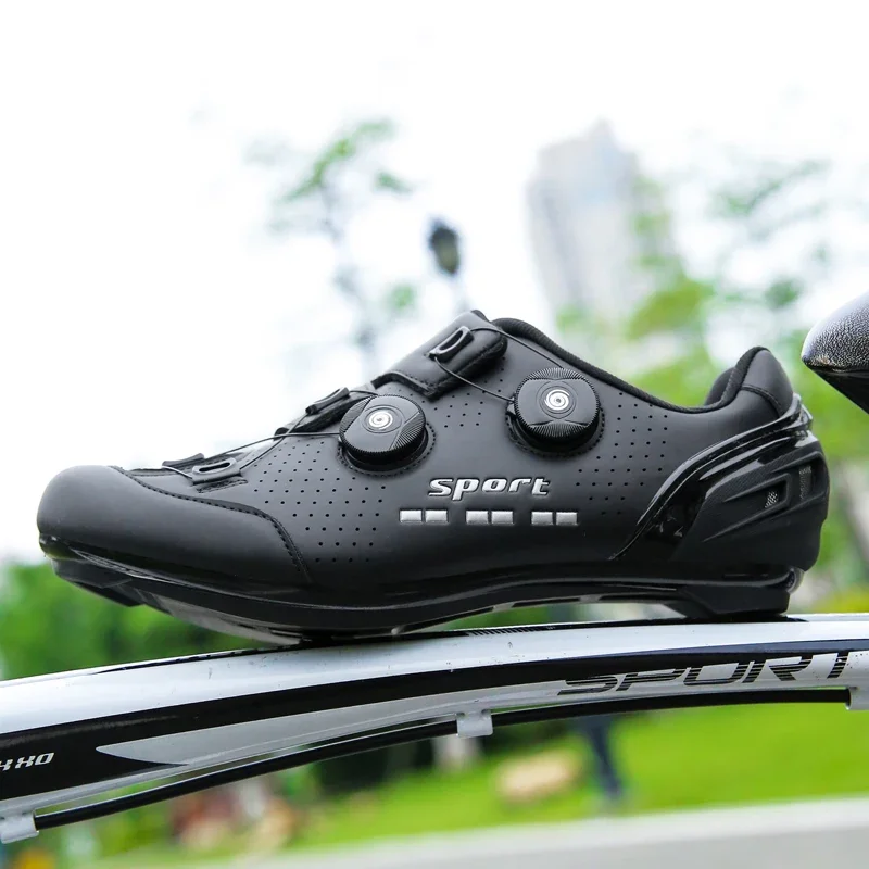 MTB Cycling Shoes for Men and Women, Flat Racing Boots, Road Bike Cleats, Speed Sneakers, Bicycle Shoes