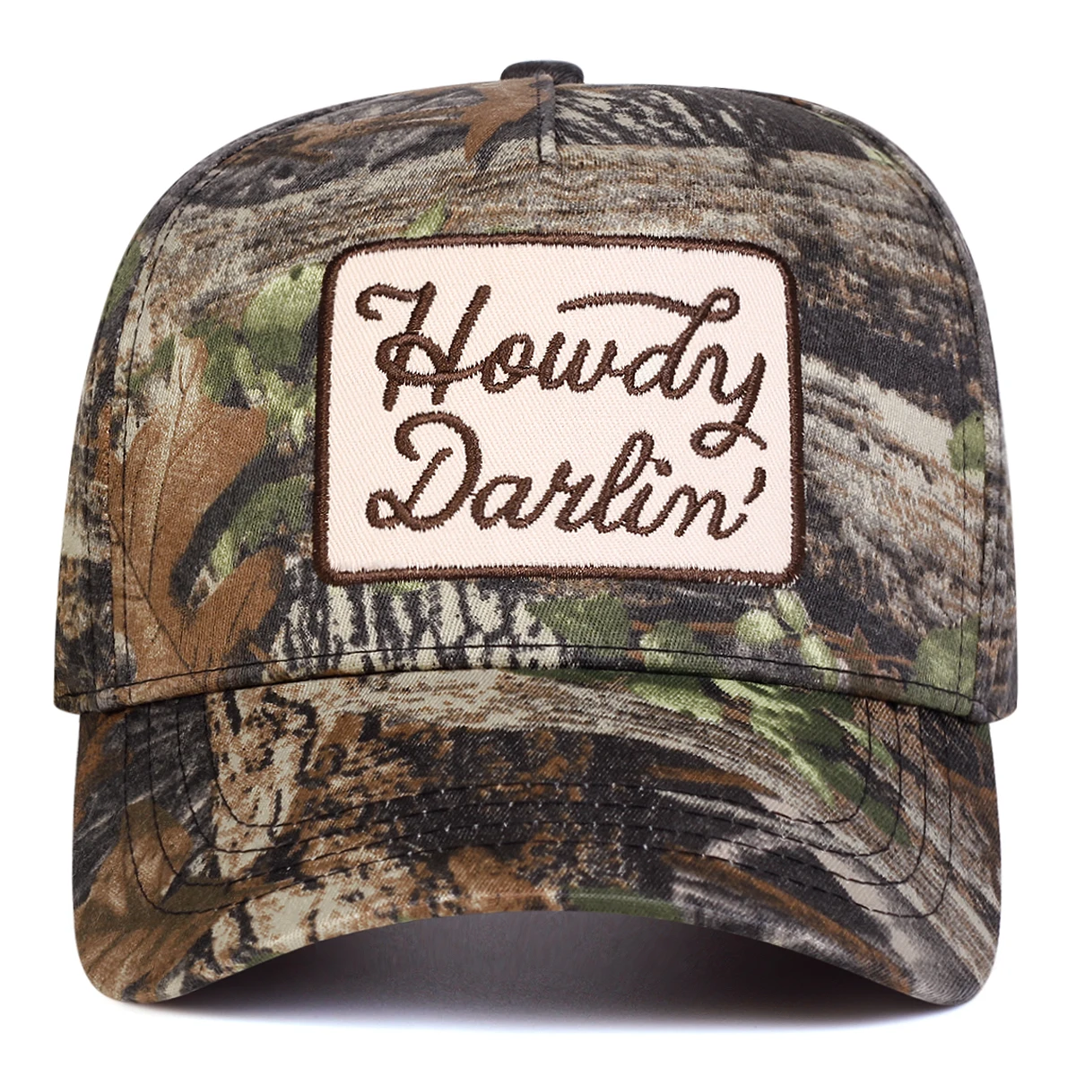 Unisex HOWDY DARLIN Baseballkappen mit Stickerei, Frühling und Herbst, verstellbare Freizeithüte für den Außenbereich, Sonnenschutzhut, Sportkappe – Detail 2