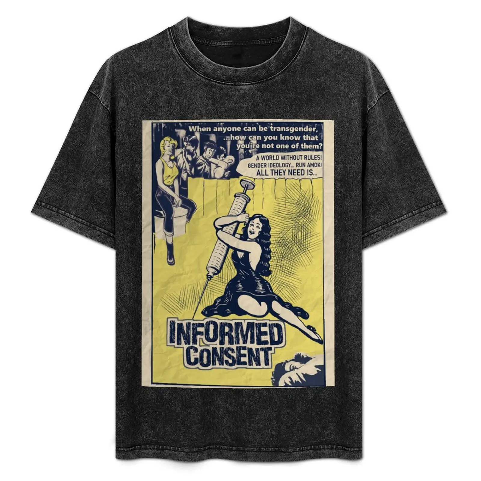 

INFORMED CONSENT T-Shirt Dry Fit Athletic Short Sleeve Shirt