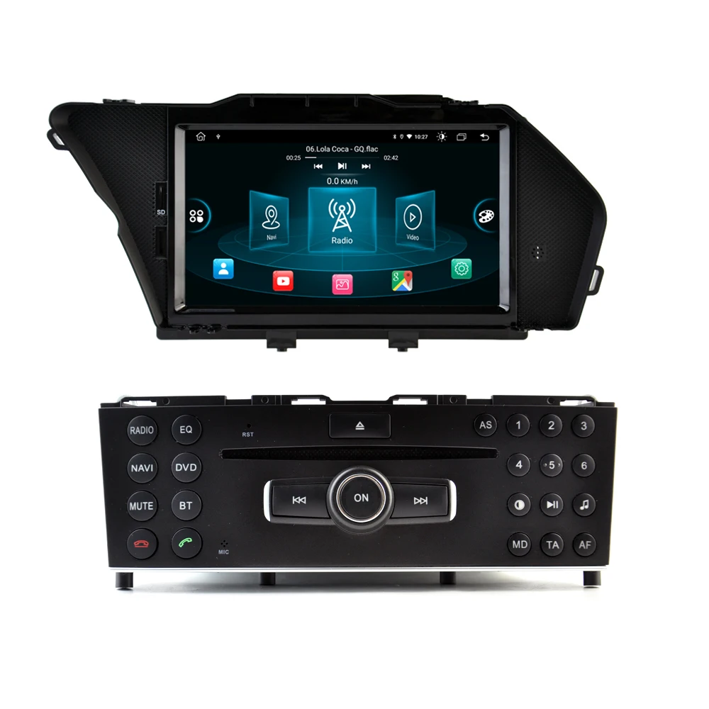 OEM DVD CarPlay Android 14 Radio Car Navigation GPS Player fit LHD NTG 4.0 For MERCEDES-BENZ GLK-Class X204 2008-2012 GLK Class