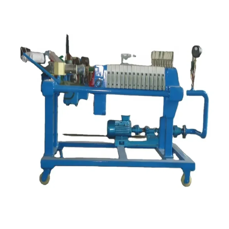 Manufacturer Supplies Filtration Equipment 450 Small Portable Filter Press Solid-liquid Separation Sludge Filter