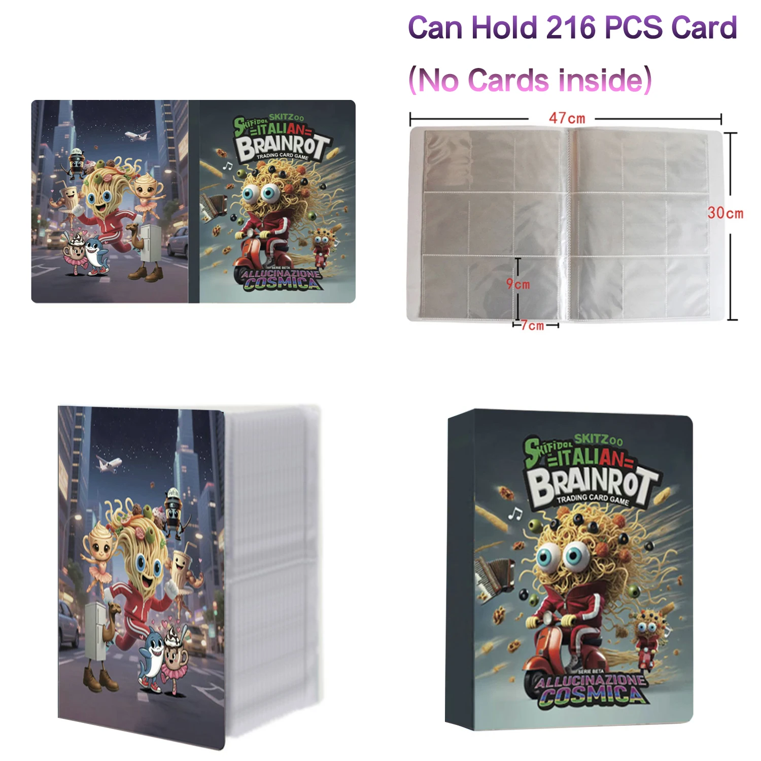 

Коллекционный альбом для карточек «Итальянская мозговая болезнь», набор для коллекционирования карточек с буклетом, игрушка-подарок (карточки не входят в комплект) ﻿