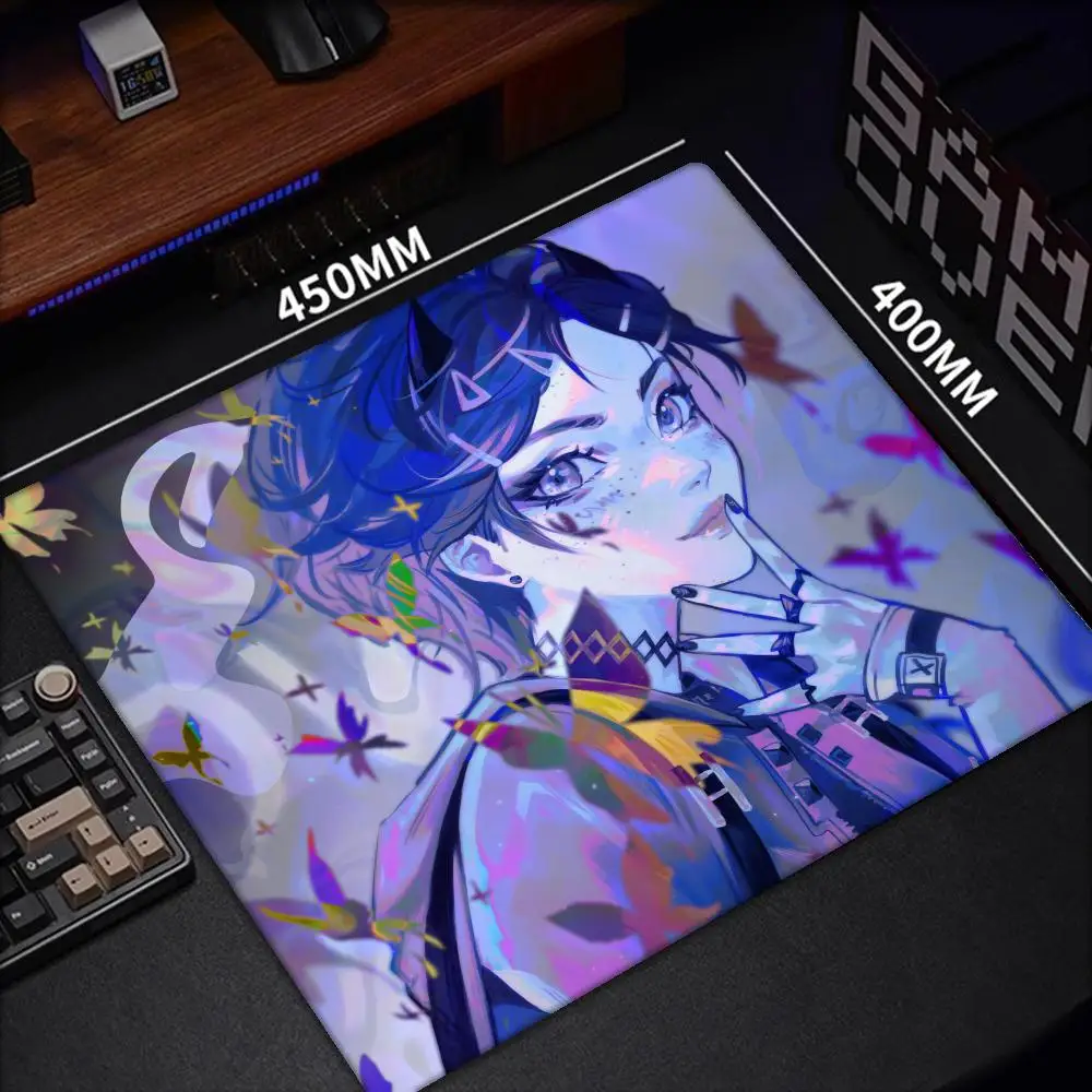 

Hot Games Valorants Clove Mousepad XS HD Printing Computer Small Size Locking Edge Non-slip Table Pad 40x45cm Keyboard PC Carpet