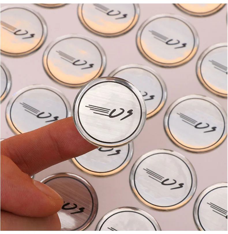 Custom 3d Epoxy Resin Holographic Label Printed Strong Adhesive Waterproof Domed Sticker Clear Epoxy Resin Dome Stickers