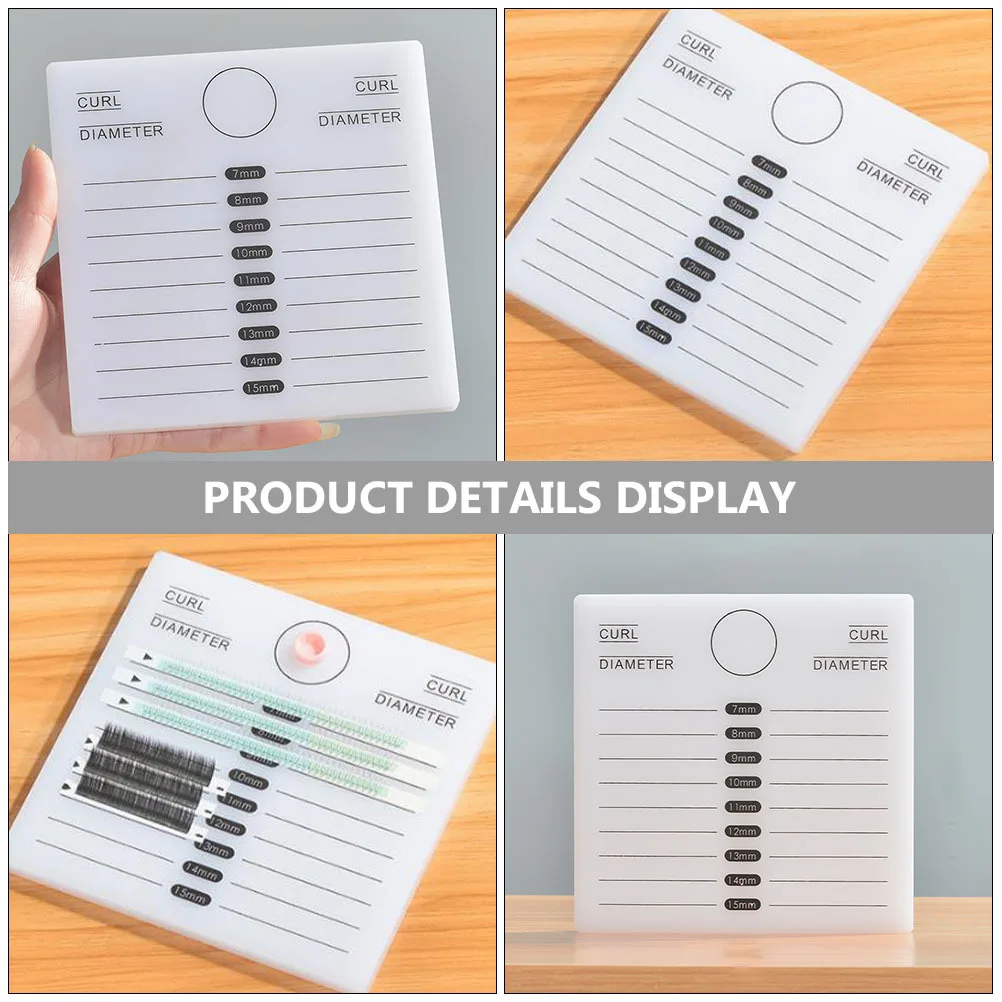 Eyelash Extension Pallet Large Work for Home Salon Use False Lashes Holder Easy Grabbing Lash Grafting Stand