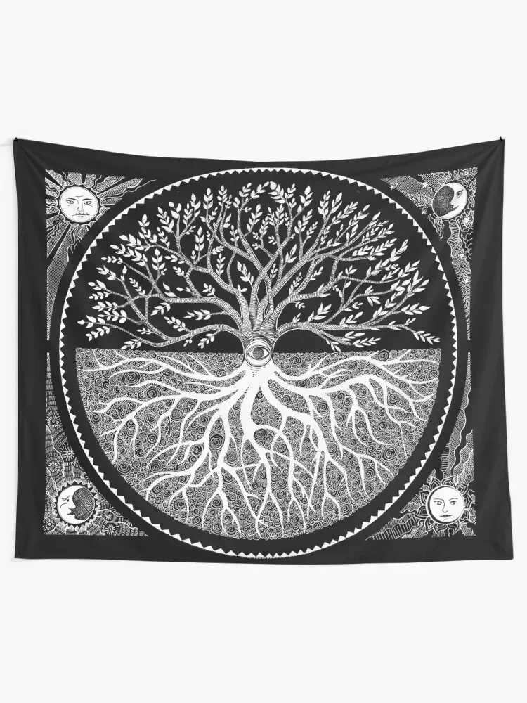 Druid Tree of LIfe Tapestry Bedroom Decor Room Decoration Aesthetic Tapestry