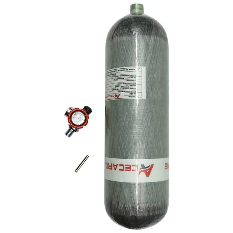 ACECARE 4500Psi 6.8L Carbon Fiber Cylinder High Pressure Air Tank Scuba Diving Tank with Valve M18*1.5