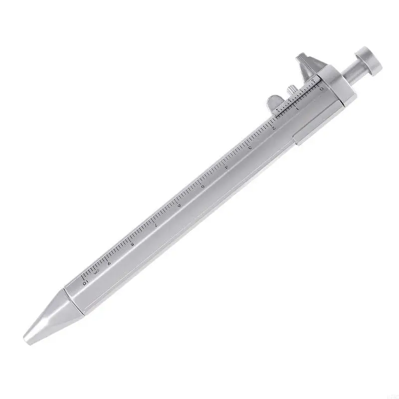 U75C พลาสติก Ballpoint ปากกา Vernier Caliper Multifunction Multifunction 2IN1 Gel Pens กฎ