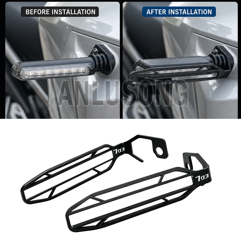 For ZONTES 501G 703F ADV 703RR 703R Motorcycle Accessorie Front Rear Turn Signal Light Guard Turn Light Protection cover