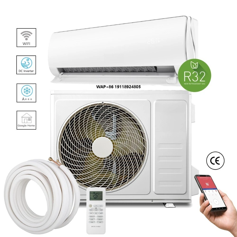 12000BTU R32 Wall Mounted Split Air Conditioner Electric Power Source for EU & Hotel Use