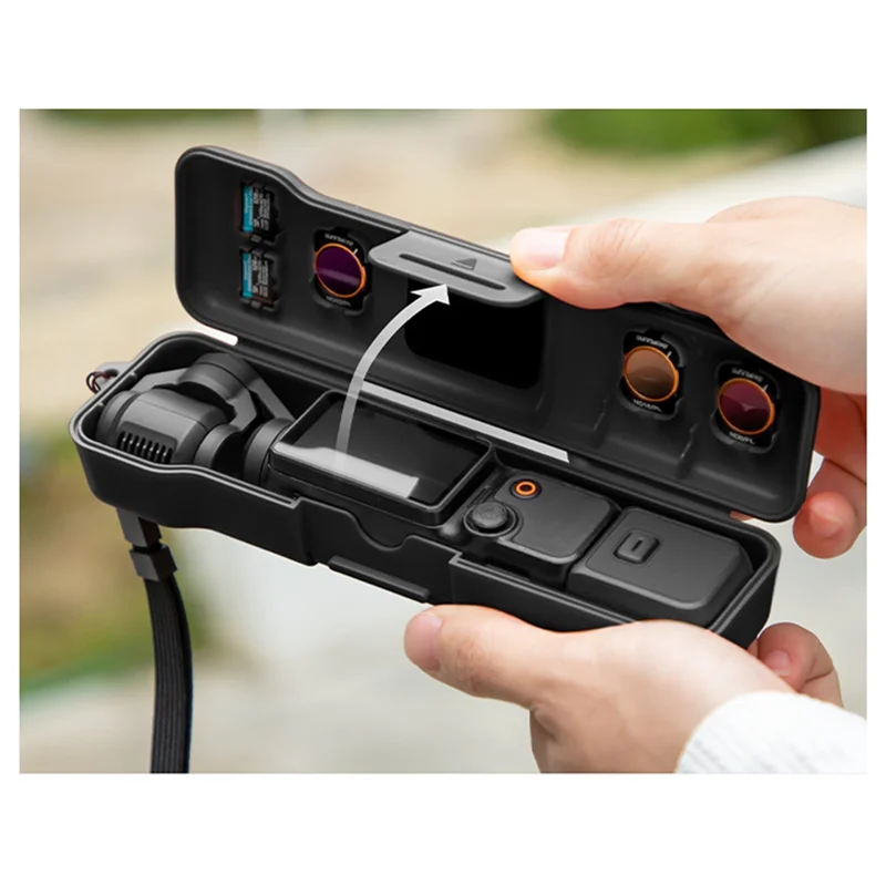 A003 Sunnylife para DJI Osmo Pocket 3 estuche de almacenamiento funda protectora a prueba de golpes bolsa de transporte portátil bolso de viaje