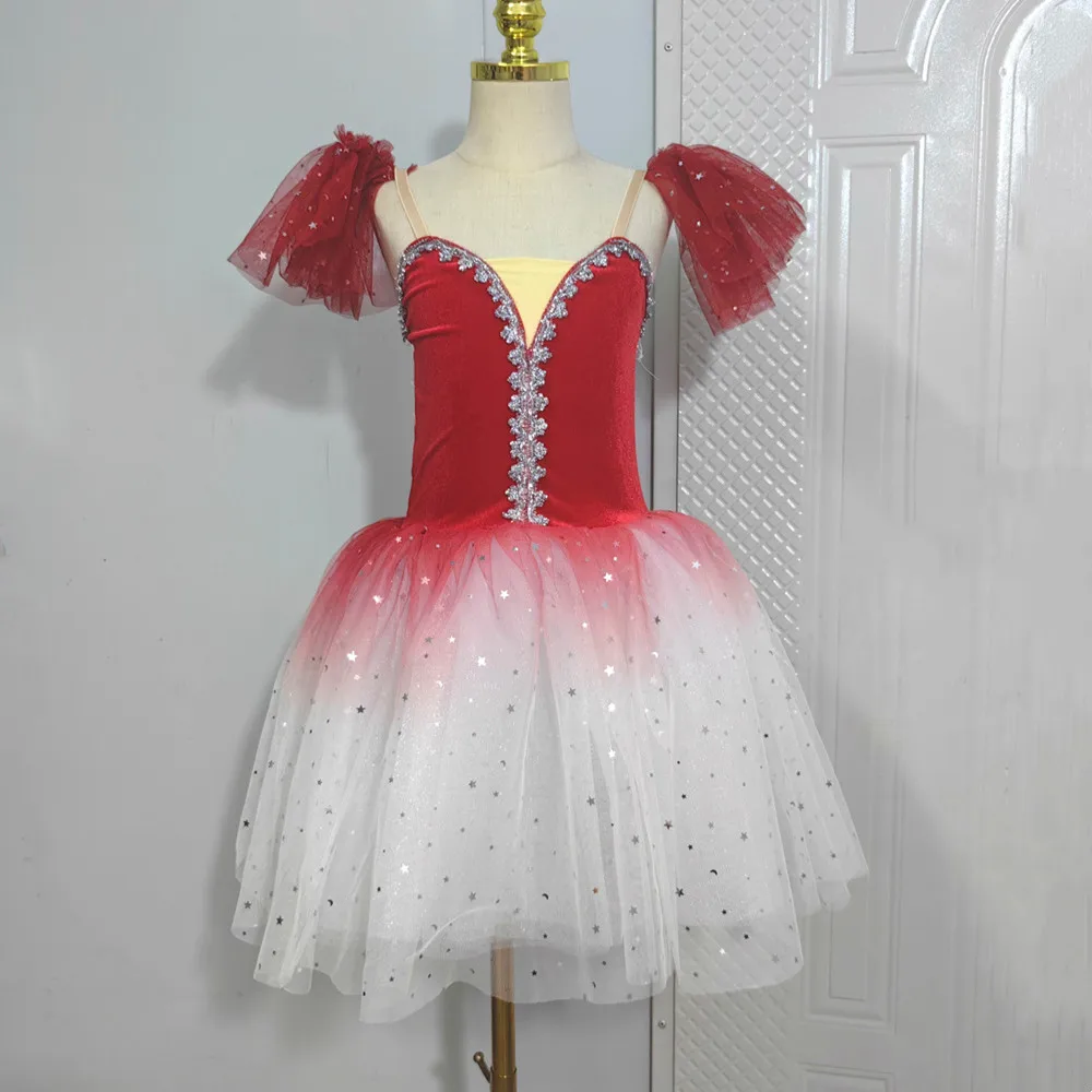 Summer Ballet Leotards Girl Dress Family Matching Outfits Ballet Women Dress Tutu Mother Kids Costumes Children's Clothing Adult
