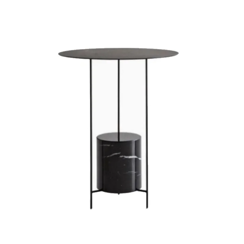 Modern hotel B & B leisure coffee table household marble edge sofa table