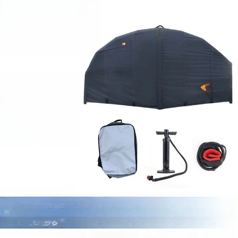 Surfbrett mit großem Windflügel, Carbonfaser-Hardboard, Paddleboard mit Hydrofoil, verbessertem Carbonfaser-Hardgriff und großem Windflügel