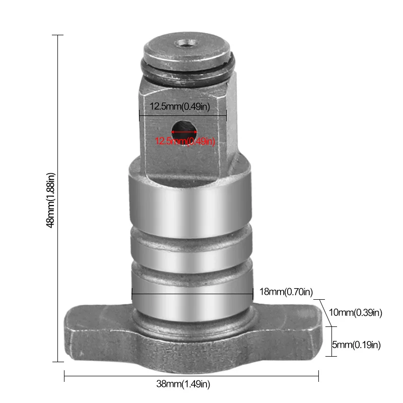 1PC 18V T-Shaft Electric Brushless Impact Wrench Shaft Accessories Single/Dual Use Cordless Wrench Part Power Tools Accessory