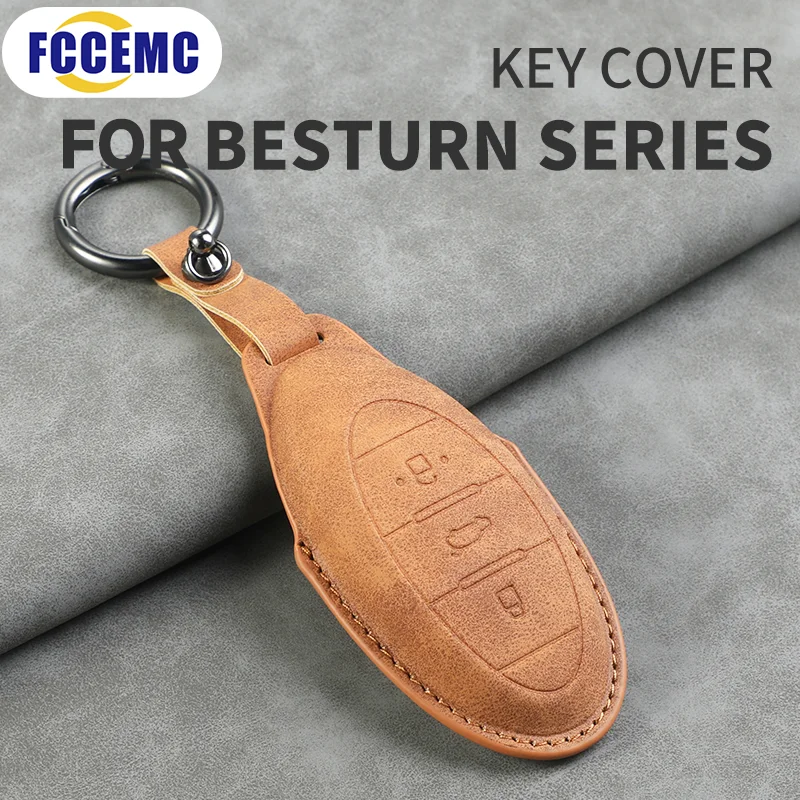 For BESTUNE Multi-styles Car Smart Key Case Cover Key Pack Remote Protection Sleeve Buckle Rope Auto Special Accessories