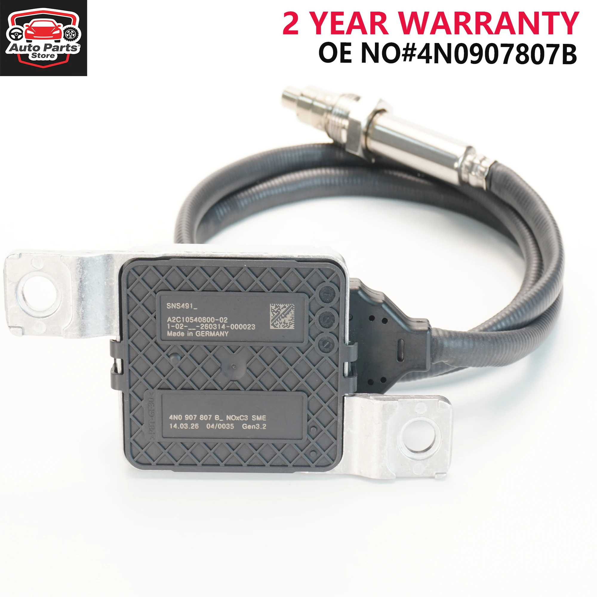

4N0907807B SNS491 Nitrogen Oxide Sensor For Audi A8 A7 Quattro 3.0 TDI 2016-2024