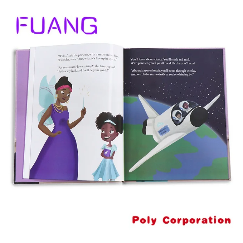 Custom  Custom Book Printing Factory OEM Perfect Binding Kids Children English Color Story Book Printing