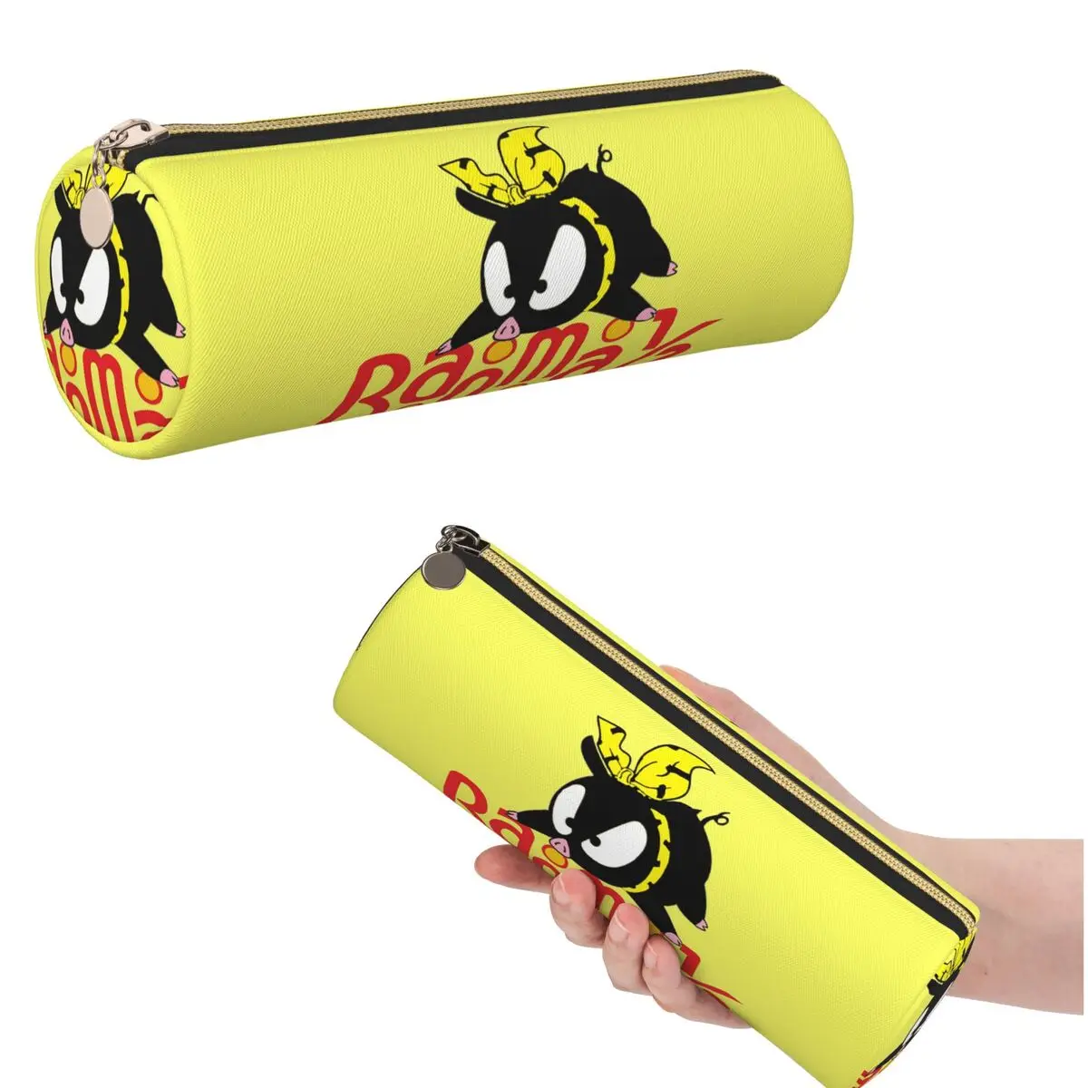 Estuche para lápices Pchan y Ranma 12 para estudiantes, caja cilíndrica para lápices, bolsa para lápices, soporte para bolígrafos