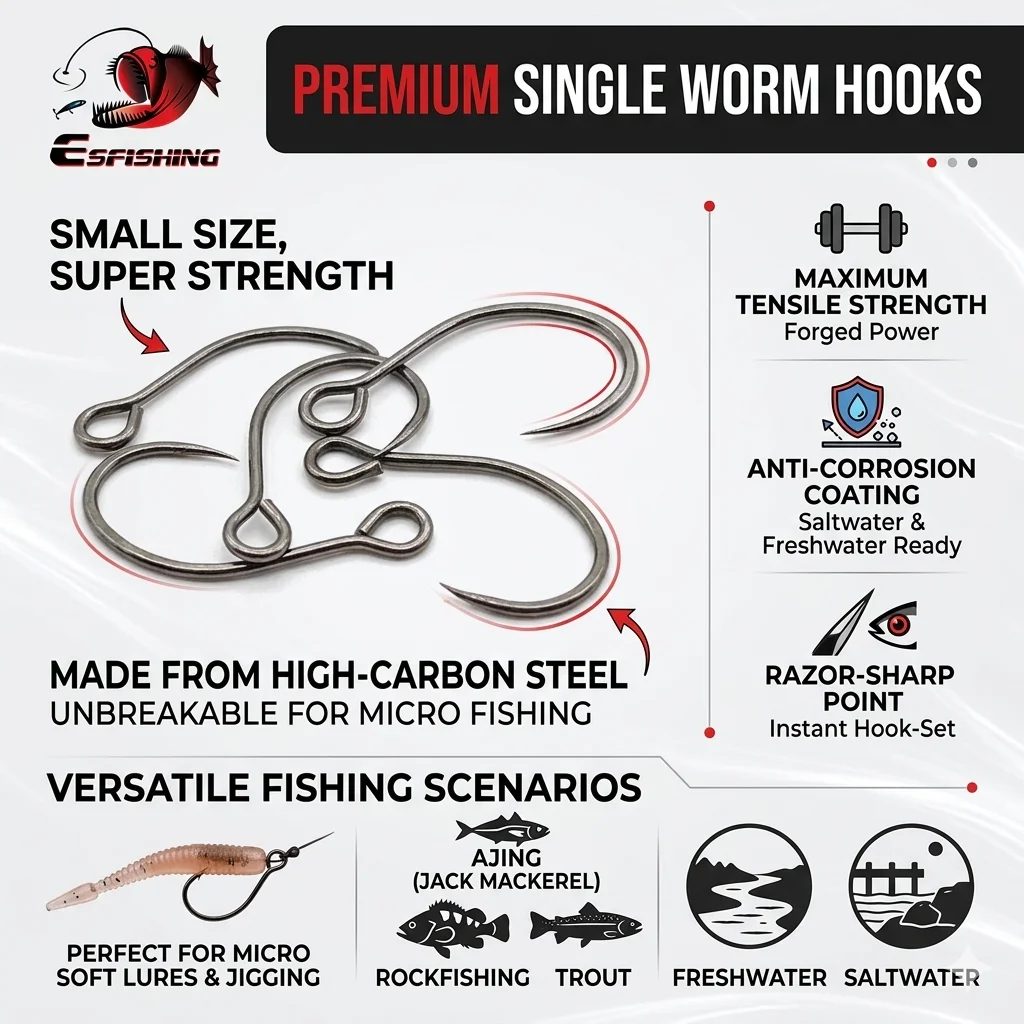 KESFISHING Weerhaak Vishaak Ko - Fishing Hook Size recensie en prijs