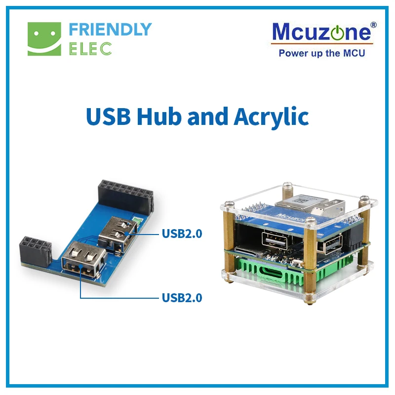 FriendlyElec NanoPi NEO3 1GB/2GB DDR4 RK3328 Cortex A53 Quad-core 64-bi Support Ubuntu Core successor of NEO2 OPENWRT USB Hub