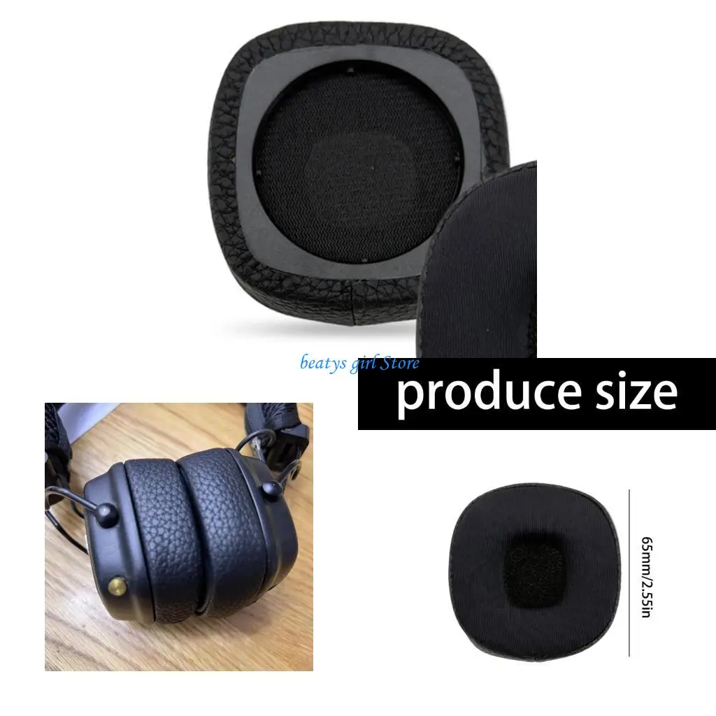 

C7AB 1 Pair Breathable Ear Cushion Pad Over Ear Headphone Cooling Gel Earpads for Major 3 4 Comfortable Wear