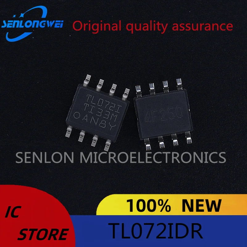 New original TL072IDR SOIC-8 Two way JFET Enter the general op amp chip