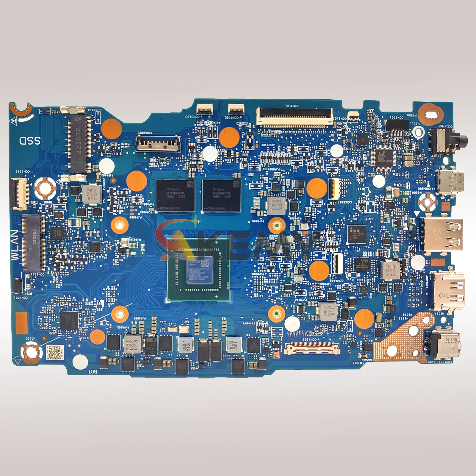 E1504GA Laptop Motherboard For ASUS EeeBook E14 R1404FA E1404F E1504FA L1404FA Mainboard W/ R3 R5 R7 CPU 100% tests OK fast ship