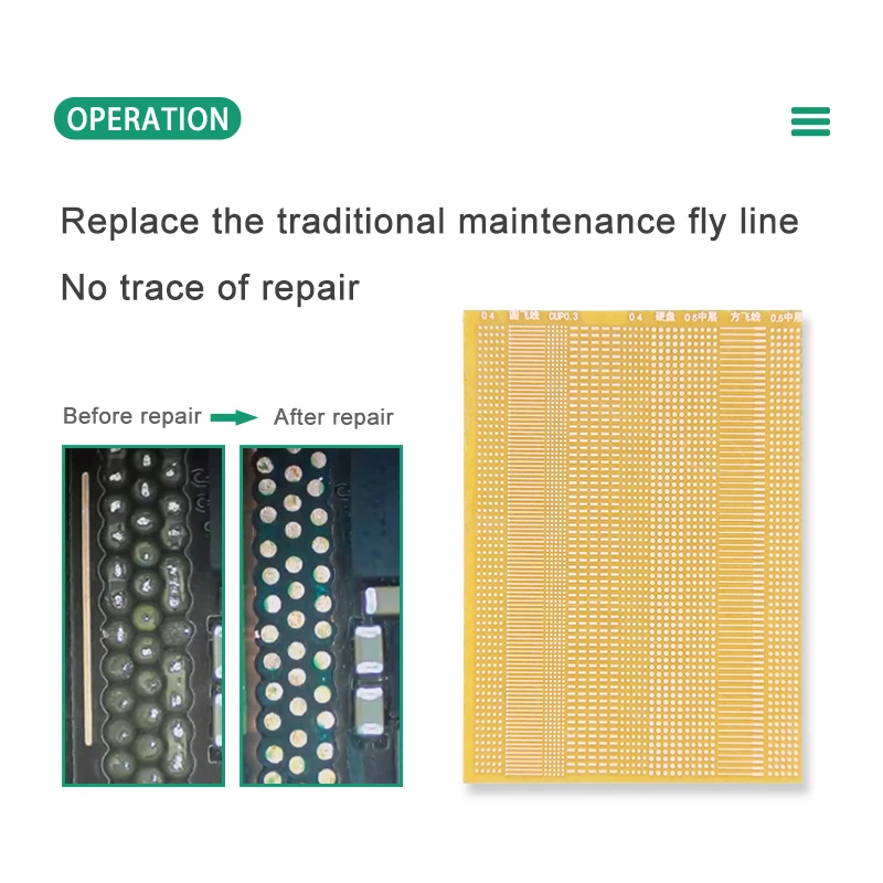 BST-66 PCB Motherboard Flying Line Repair Point Special Tool Scraping Tin Batch Pin Repair Spot Welding Board Repair Kits