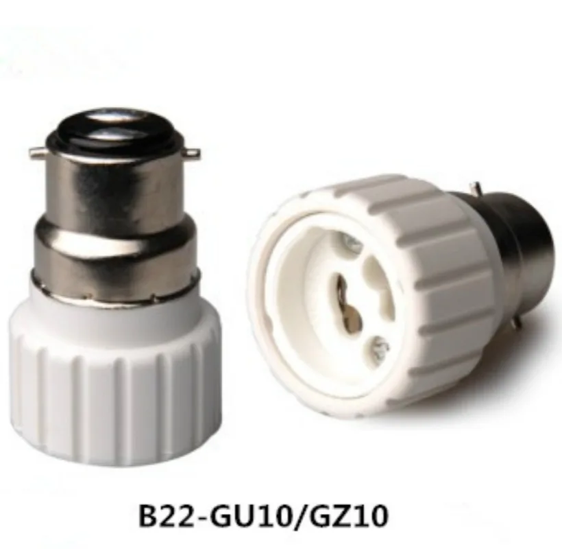 NEW B22 to GU10 Light Lamp Bulbs Adapter Converter Holder Universal Light Converter Socket Change