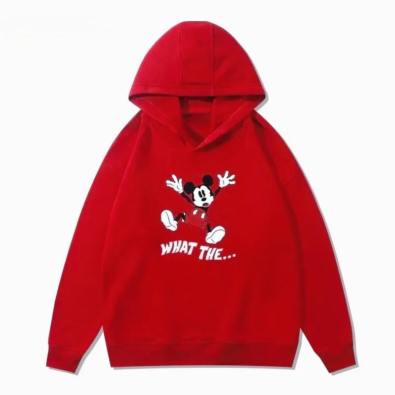 شخصية ميكي ماوس أزياء الخريف والشتاء الأطفال مقنعين طويلة الأكمام هوديي عيد الميلاد حزب حلي #1