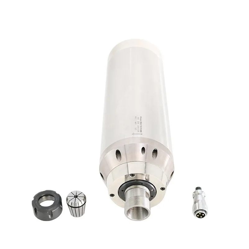 High Precision High Speed Low Noise Low Vibration Water Cooled 7.5KW Spindle Motor for  Stone Cutting